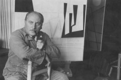 1952, Ideo Pantaleoni nel suo studio a Parigi