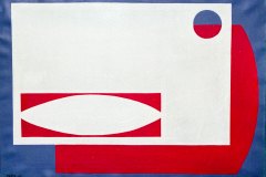 1955, Composizione, olio su tela, 50x70 cm