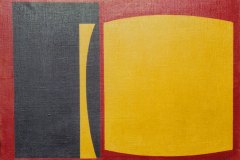 1955, Composizione, olio su tela, 50x70 cm
