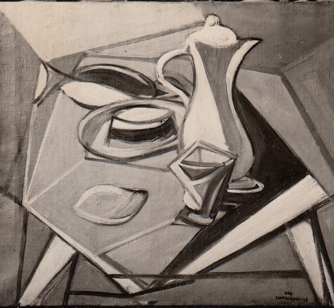 1948, Natura morta, olio su tela, 50x60 cm