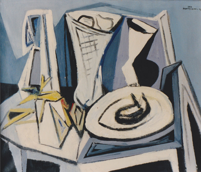 1948, Natura morta, olio su tela, 50x60 cm