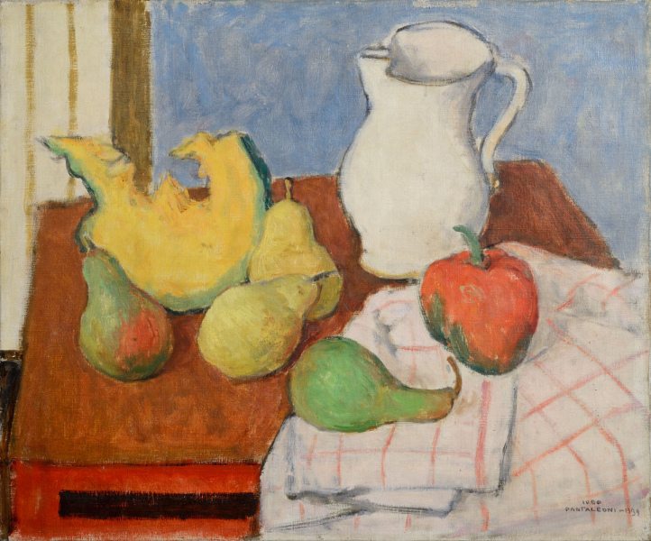1939, Natura Morta, olio su tela, 50x60 cm