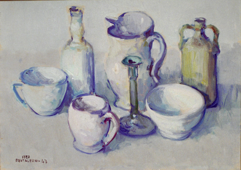 1947, Natura morta, olio su tela, 50x70 cm