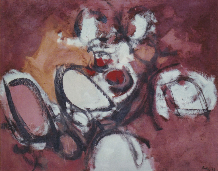 1962, Composizione, olio su tela, 63x92 cm