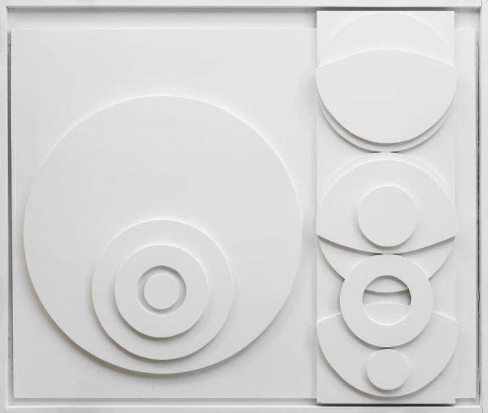 1968, Rilievo, idropittura su legno, 89x105x6 cm